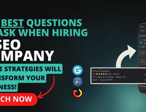 The BEST questions to ask when hiring a SEO company